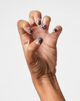 cruelty-free black glitter nail polish