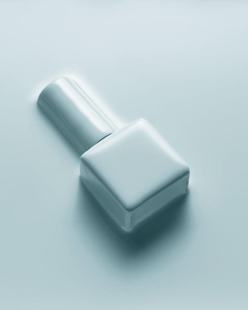 light blue nail polish