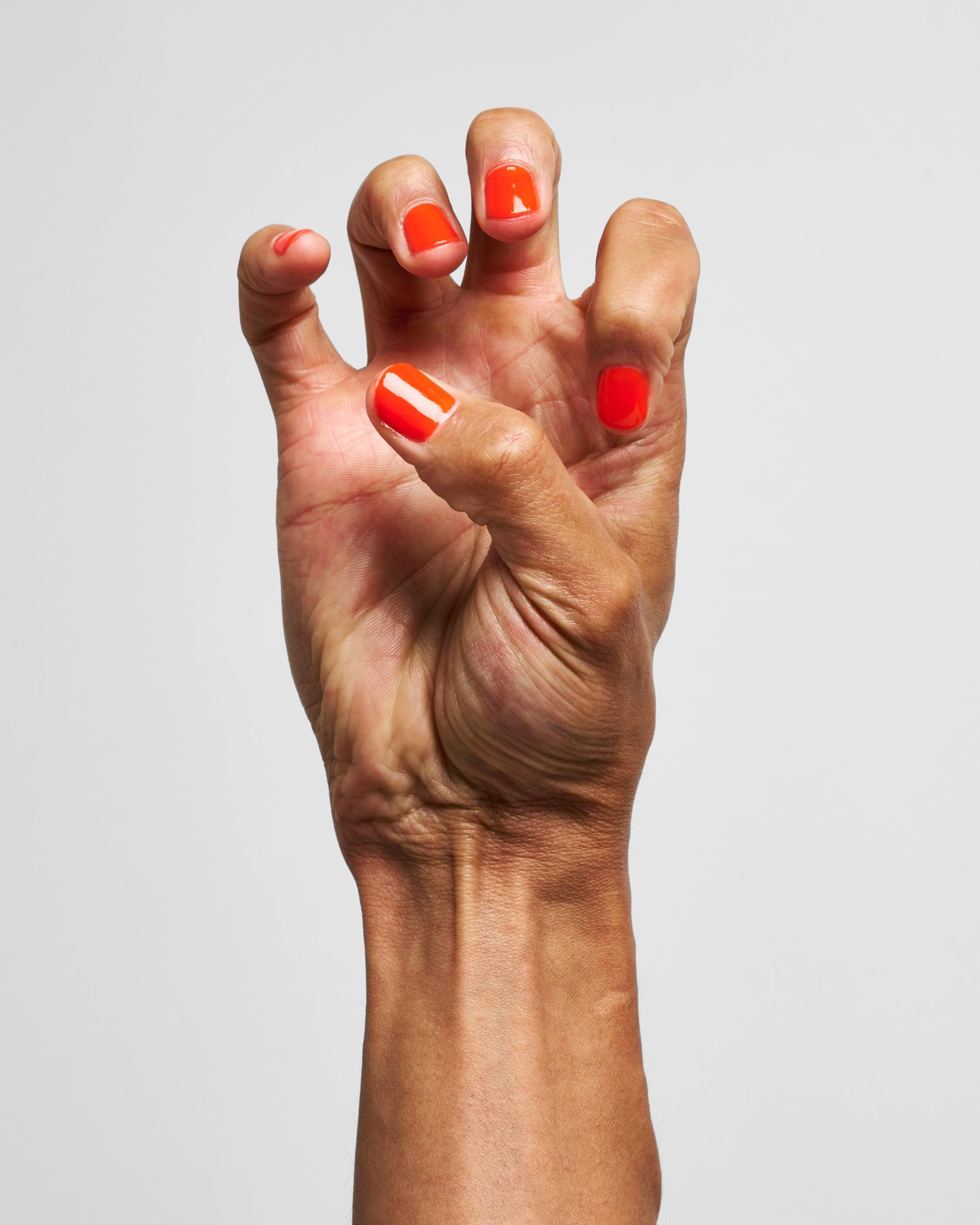 cruelty-free orange red nail polish