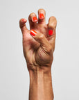 cruelty-free orange red nail polish