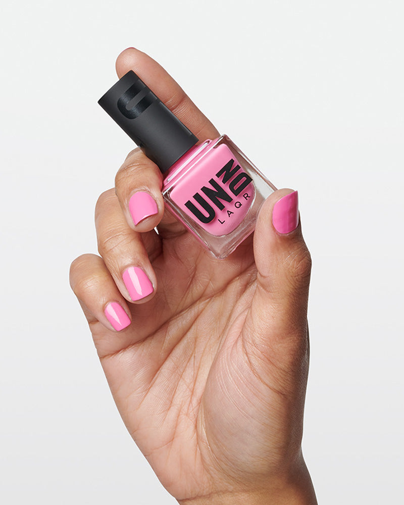 pink nail polish