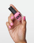 pink nail polish