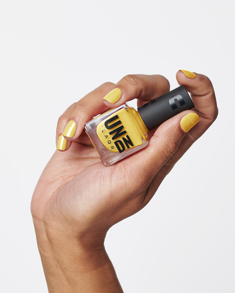 yellow nail polish
