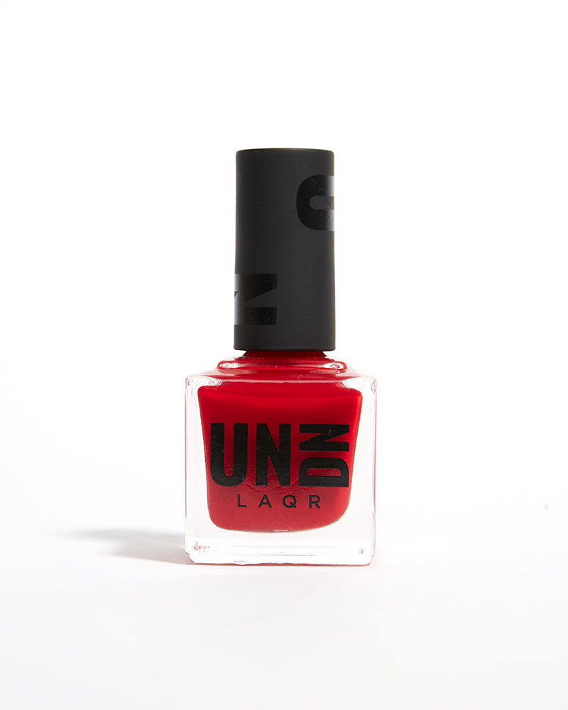 red nail polish