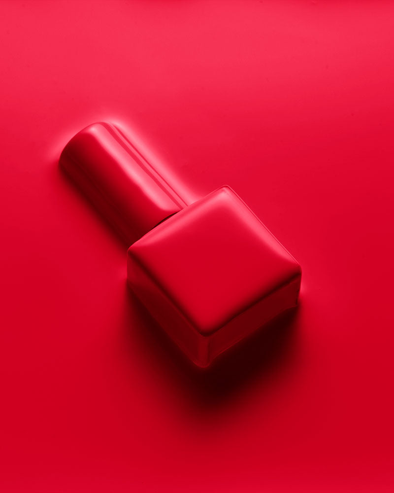 red nail polish