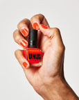 cruelty-free orange red nail polish