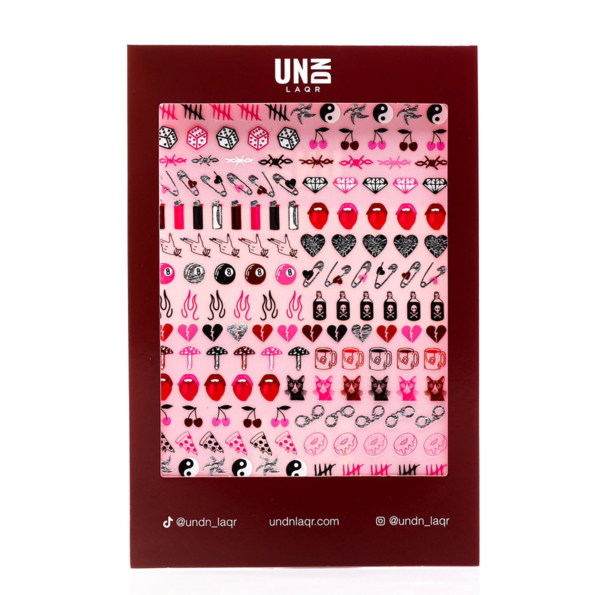 Love is A Gamble Nail Stickers